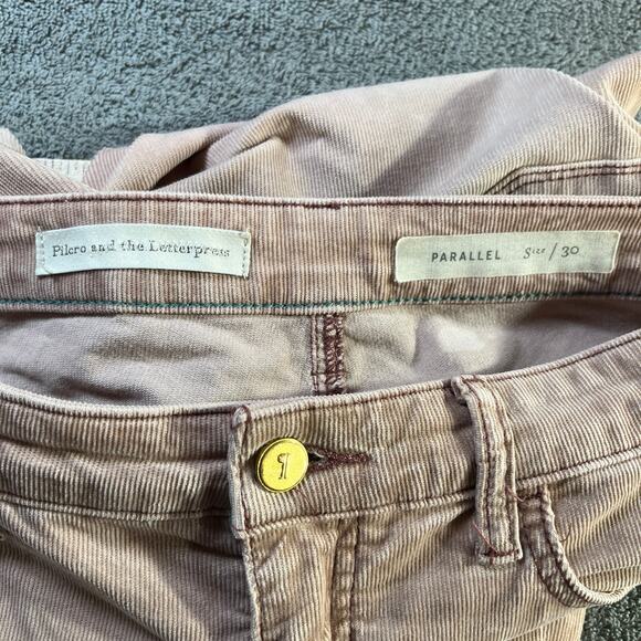 Pilcro And The Letterpress Anthropologie Parallel Pants‎ Womens Size 30 Pink - Picture 7 of 11